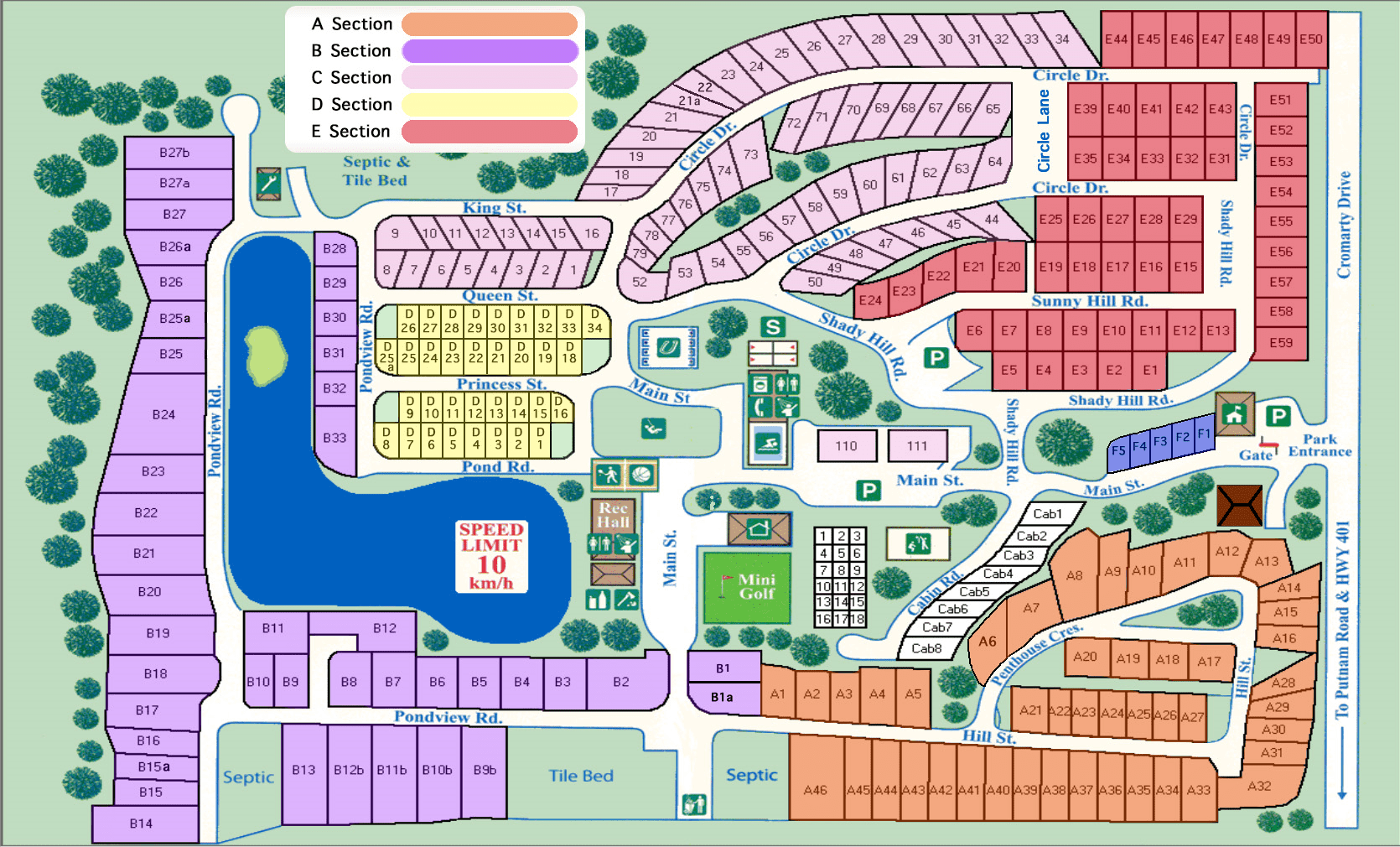 Golden Pond RV Resort, Mossley(ON) Canada Golden Pond RV Resort, Mossley(ON) Canada